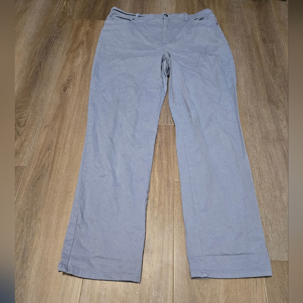 Womens Gloria Vanderbilt Gray Jeans Size 16